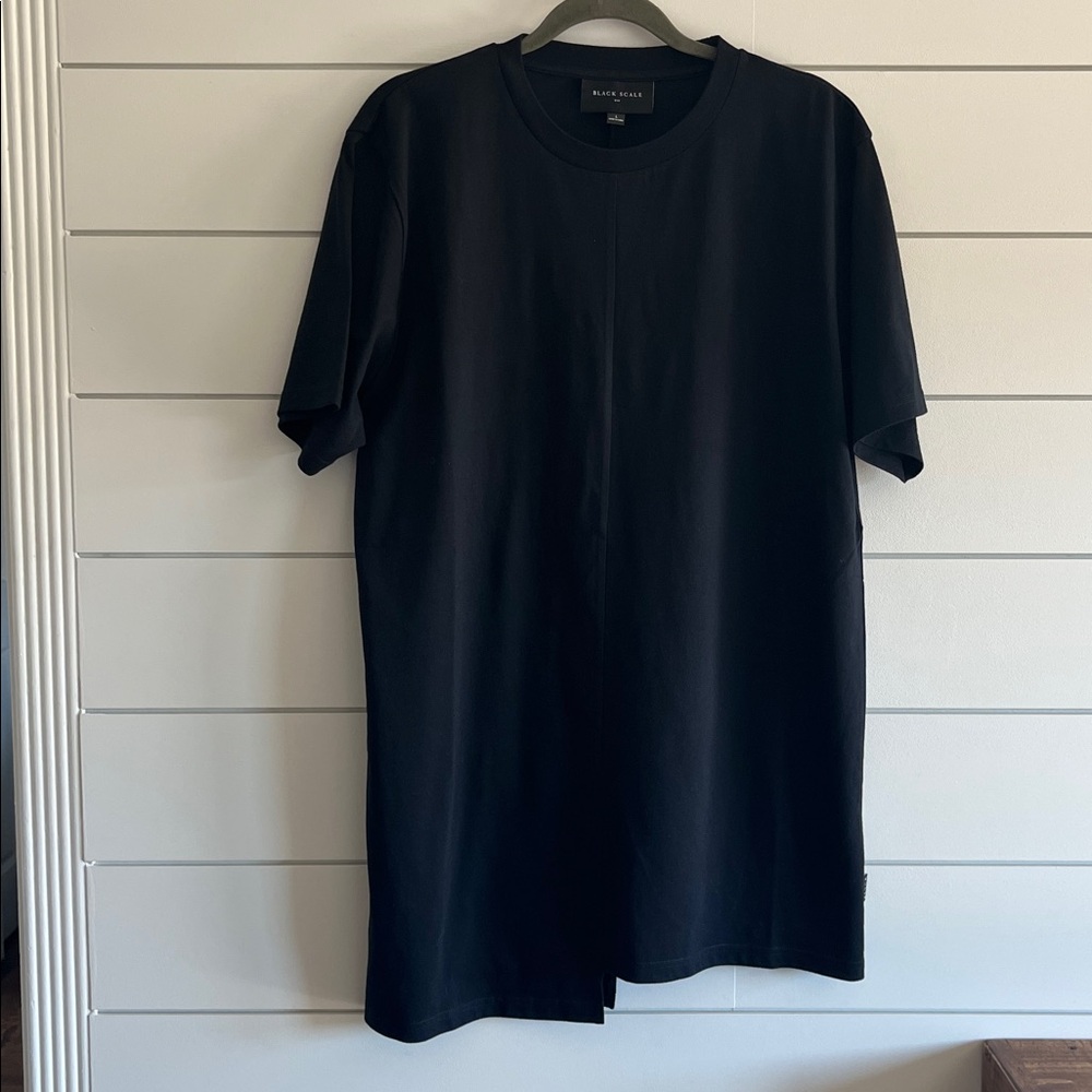 Black Scale Classic Black Mini Dress